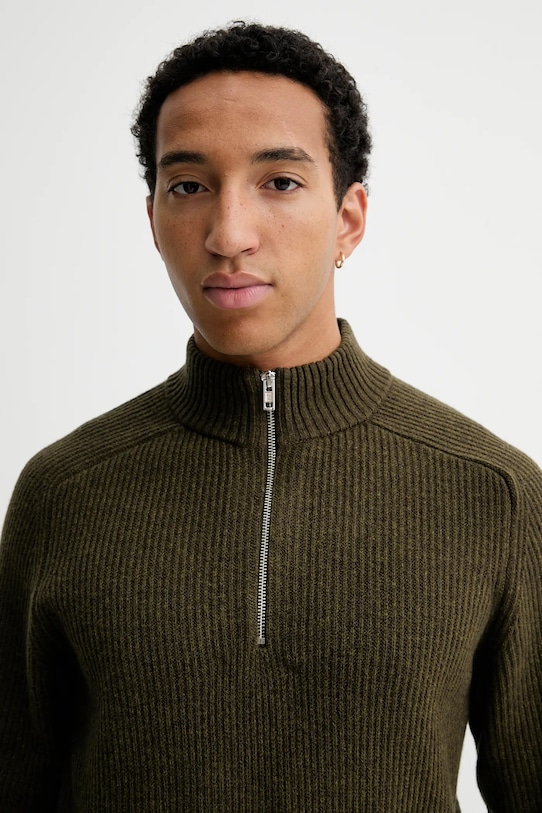 Filippa K sweter wełniany zielony 31692.FK