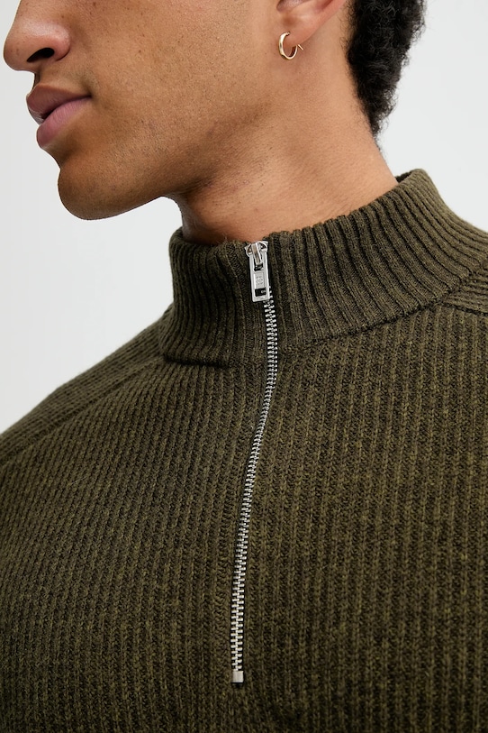 Filippa K sweter wełniany 31692.FK zielony