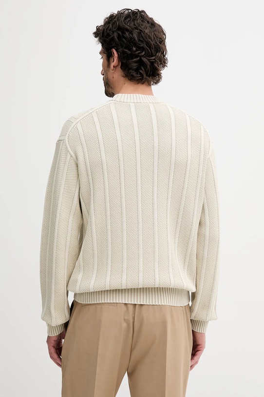 Îmbrăcăminte BOSS Orange pulover de bumbac 50543690 bej