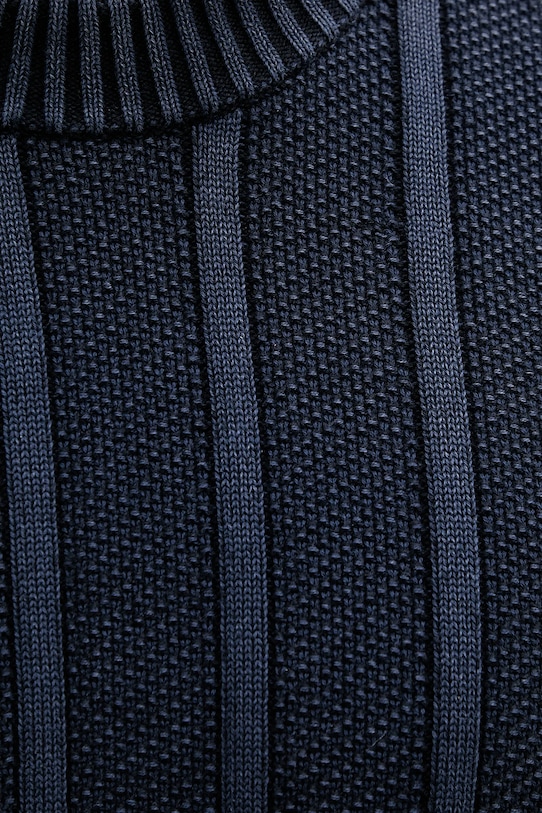 BOSS Orange pulover de bumbac 50543690 bleumarin