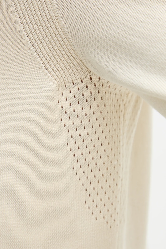 BOSS Green pulover de bumbac bej 50541940