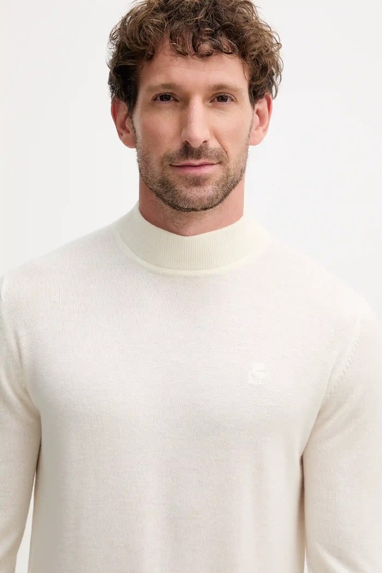 Karl Lagerfeld pulover de lână bej 553399.655002