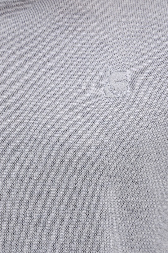 Karl Lagerfeld sweter wełniany 553399.655002 szary