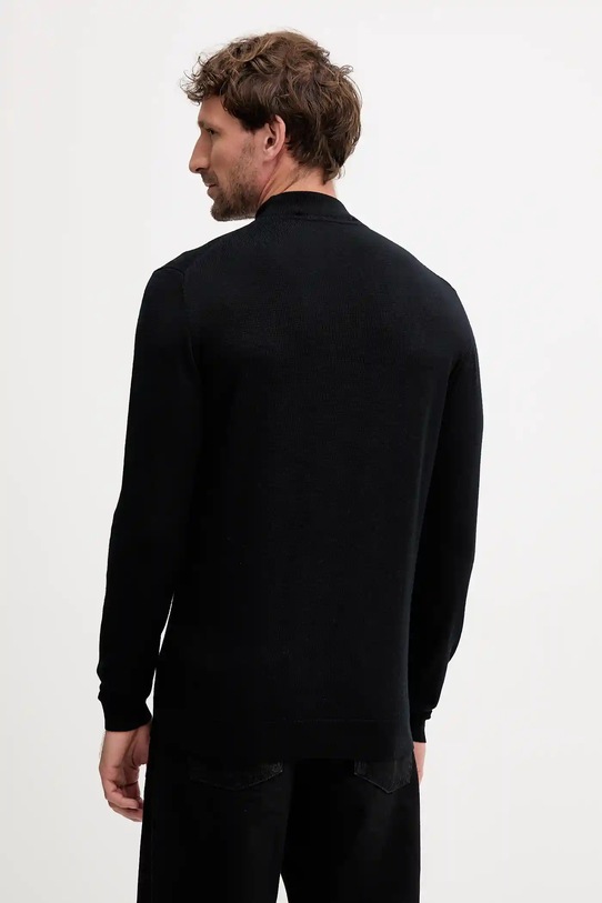 Odzież Karl Lagerfeld sweter wełniany 553399.655002 czarny