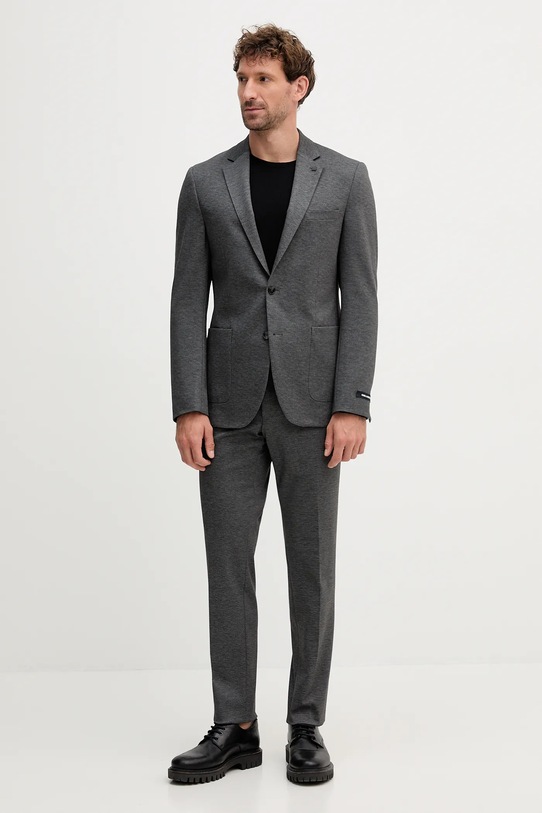 Karl Lagerfeld sweter wełniany 553399.655000 czarny AW25