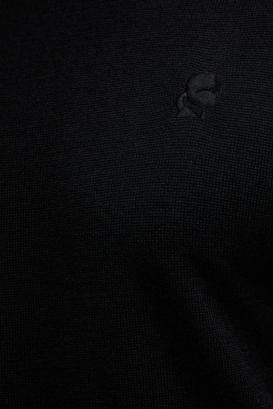Karl Lagerfeld sweter wełniany 553399.655000 czarny