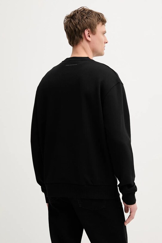 Îmbrăcăminte Karl Lagerfeld hanorac de bumbac 553904.705112 negru