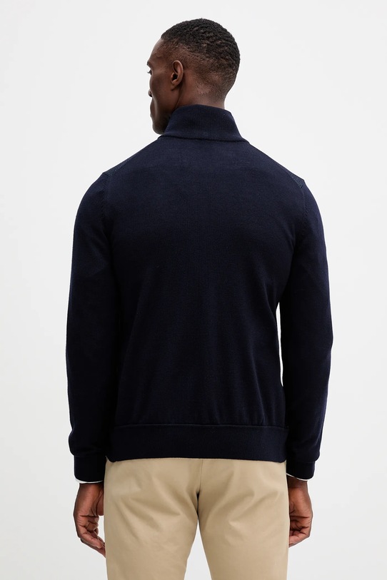 Oblečenie Vlnený kardigán BOSS 50543153 tmavomodrá