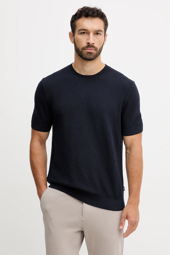 BOSS tricou uni bleumarin 50543161