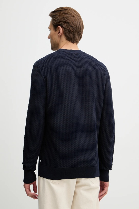 Odzież BOSS sweter bawełniany 50545283 granatowy