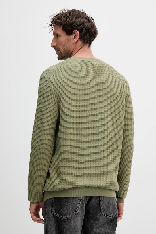 Одежда Хлопковый свитер BOSS 50545283 зелёный