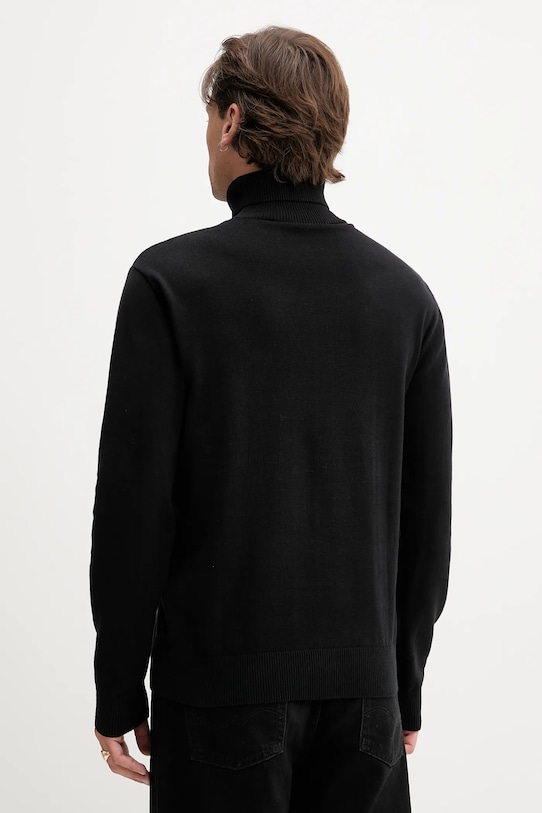 Ruházat Karl Lagerfeld Jeans pamut pulóver A3M18001 fekete