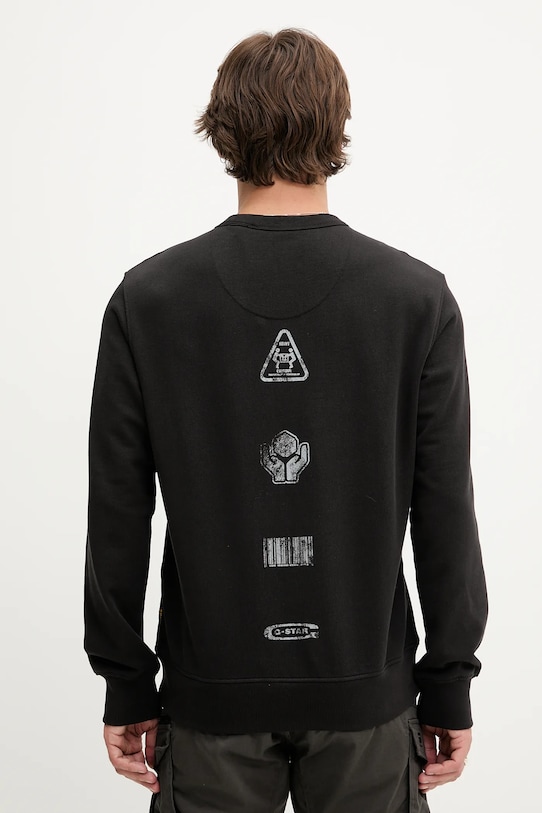 Îmbrăcăminte G-Star hanorac de bumbac D26284.D970 negru