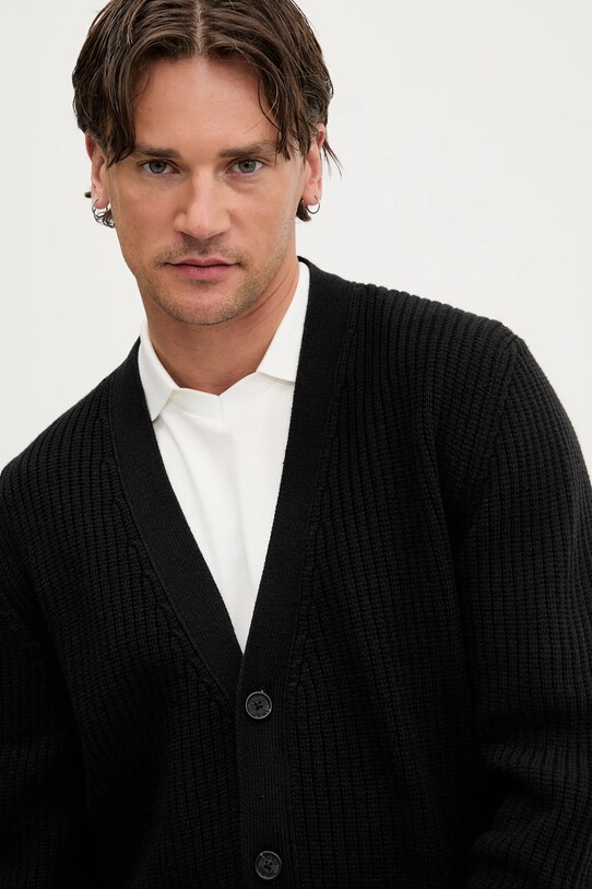 Hugo Blue cardigan negru 50543776