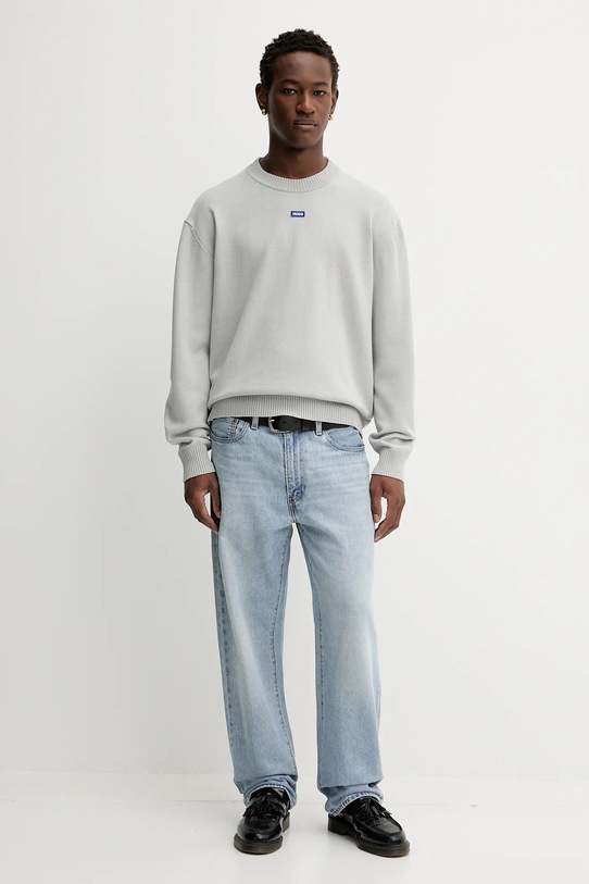 Πουλόβερ Hugo Blue 50543784 γκρί AW25