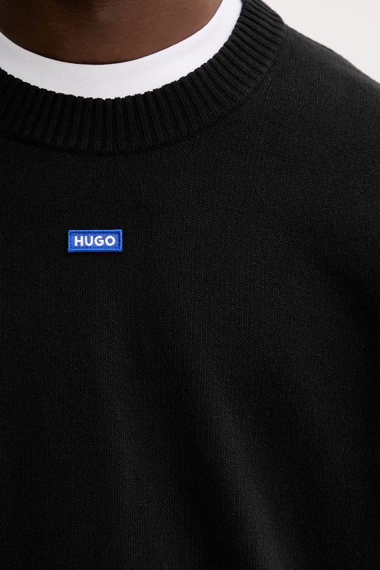 Πουλόβερ Hugo Blue 50543784 μαύρο