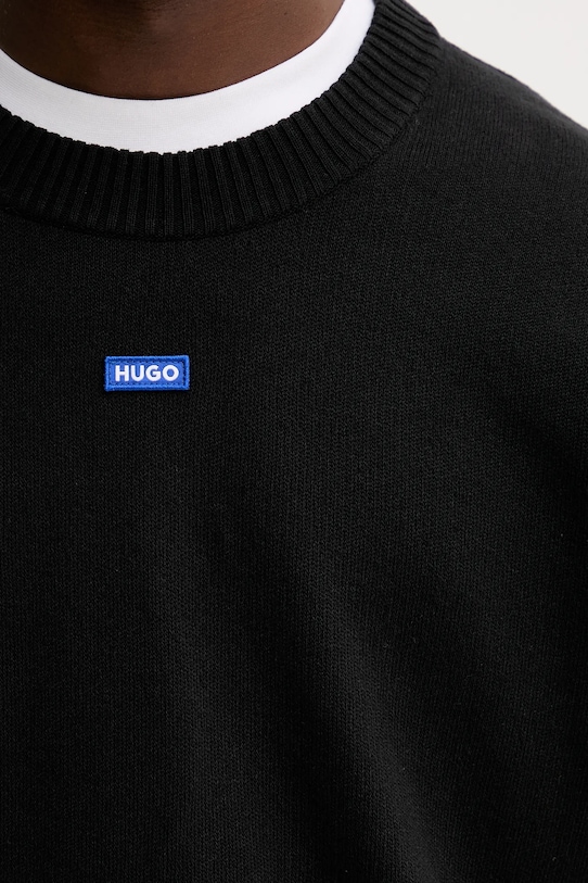 Hugo Blue pulóver 50543784 fekete