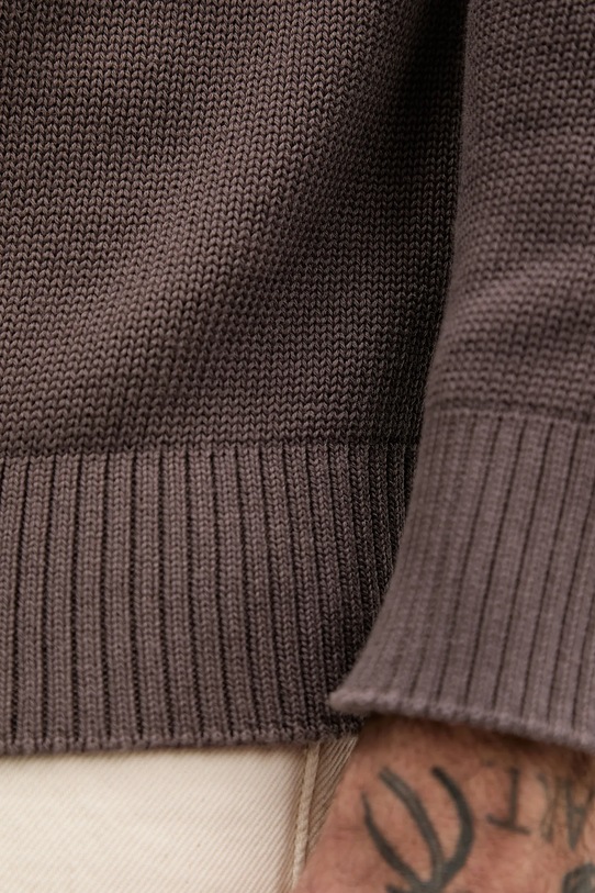 Tommy Jeans sweter bawełniany DM0DM21787 brązowy