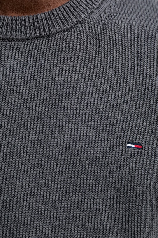 Tommy Jeans sweter bawełniany DM0DM21787 szary