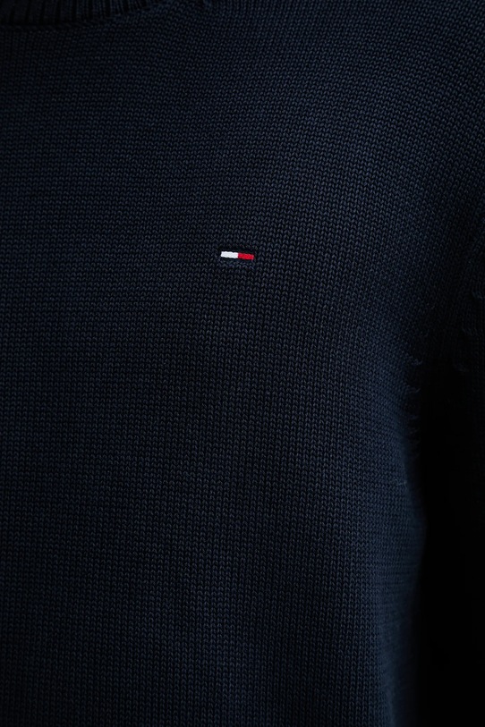 Tommy Jeans pulover de bumbac DM0DM22096 bleumarin