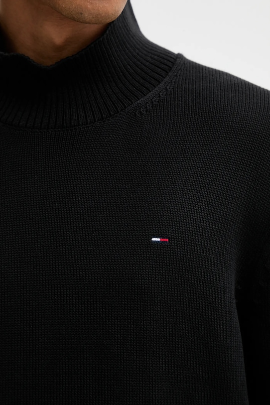 Tommy Jeans pulover de bumbac DM0DM22096 negru