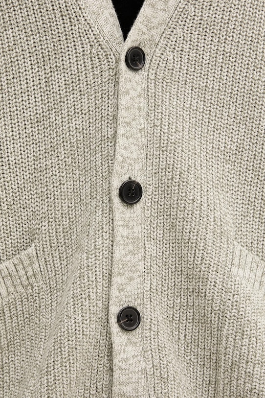 Tommy Jeans pamut kardigán DM0DM22104 zöld