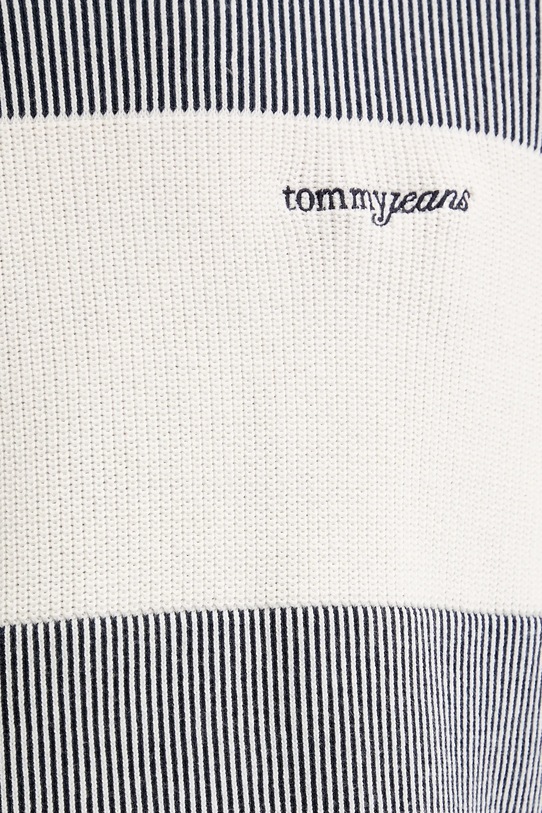 Bavlnený sveter Tommy Jeans DM0DM22110 tmavomodrá