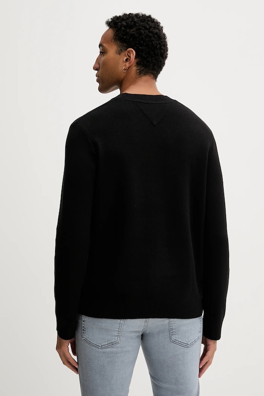Oblečenie Bavlnený sveter Tommy Jeans DM0DM22253 čierna
