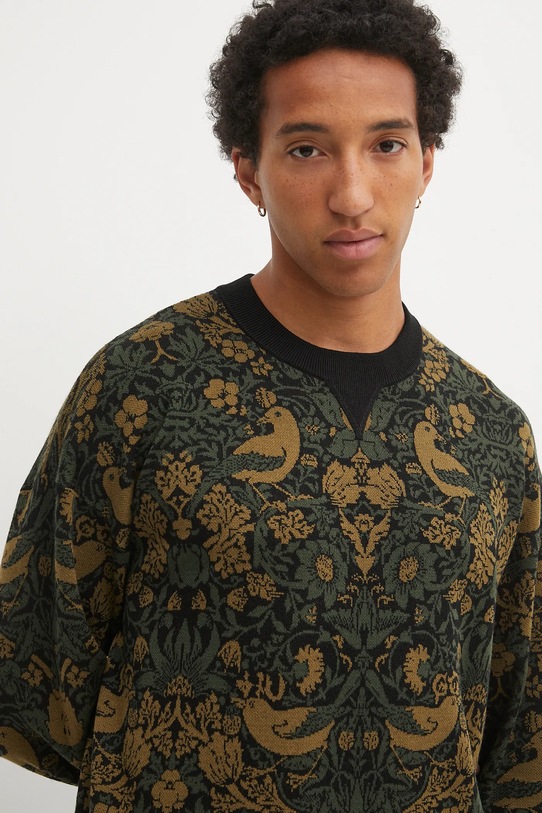 Vlnený sveter HUGO Sorris zelená 50543788