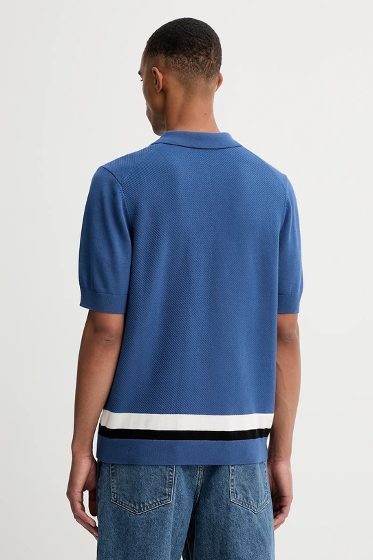 Odzież HUGO sweter z wełną 50544906 niebieski