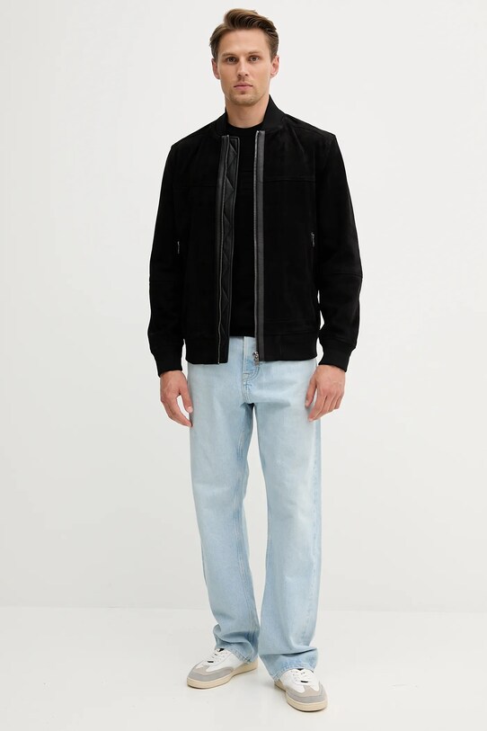 Guess pulover HARRISON M5YR02.Z3FB1 negru AW25