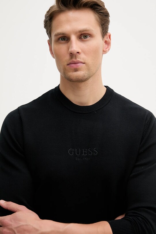 Guess pulover HERVEY negru M5YR08.Z3FC2