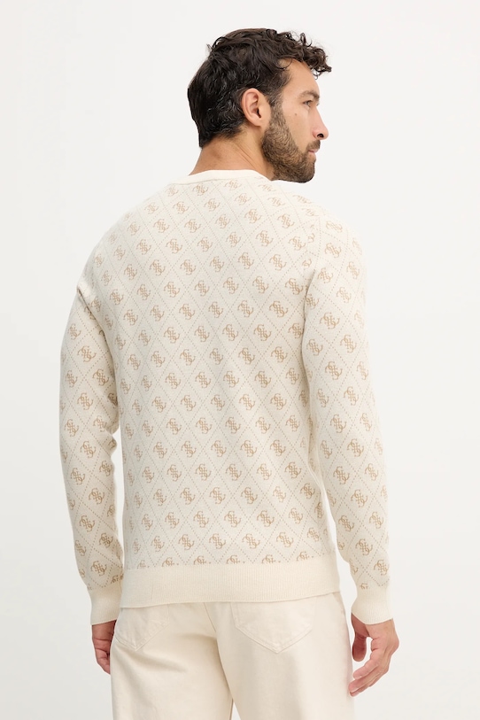 Îmbrăcăminte Guess pulover din amestec de lână HUMBERT M5YR10.Z3OE2 bej