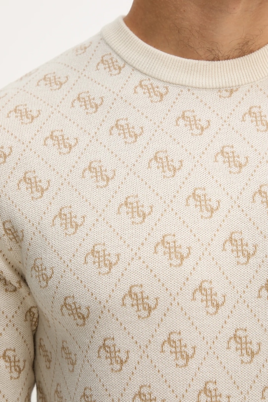 Guess pulover din amestec de lână HUMBERT M5YR10.Z3OE2 bej