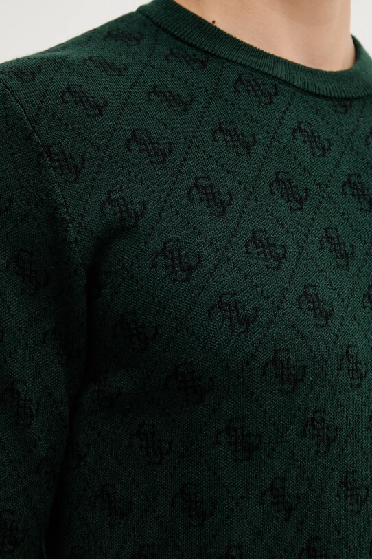 Пуловер с вълна Guess HUMBERT M5YR10.Z3OE2 зелен