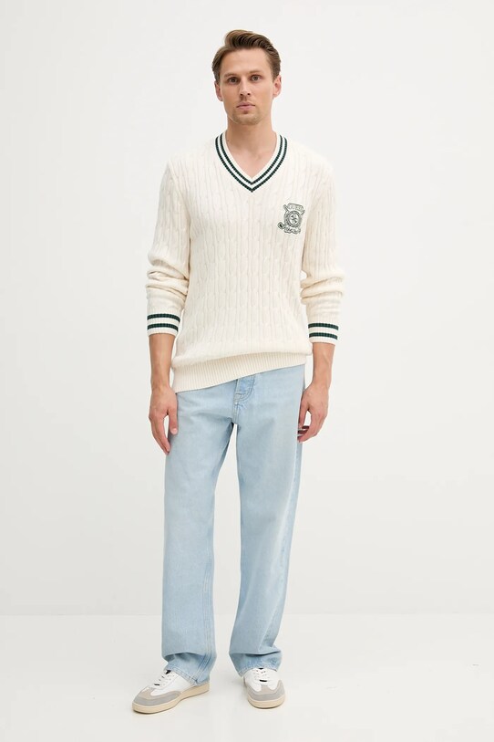 Guess pulover HEWIE M5YR12.Z30W1 bej AW25