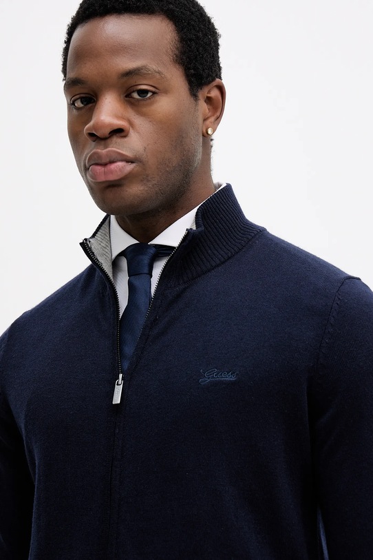 Guess kardigan z domieszką wełny DARRELL granatowy M5YR28.Z0122
