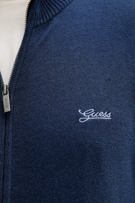 Kardigan s příměsí vlny Guess DARRELL M5YR28.Z0122 modrá