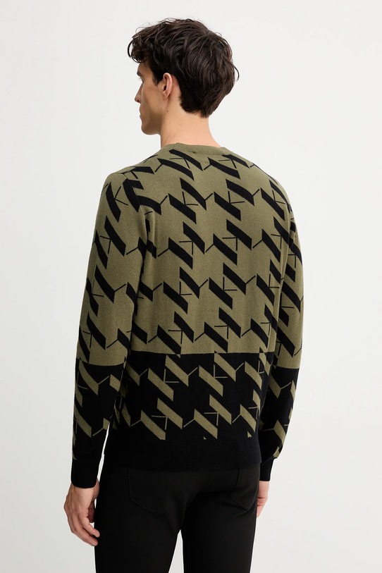 Oblečení Svetr s příměsí vlny Karl Lagerfeld 554305.655022 zelená