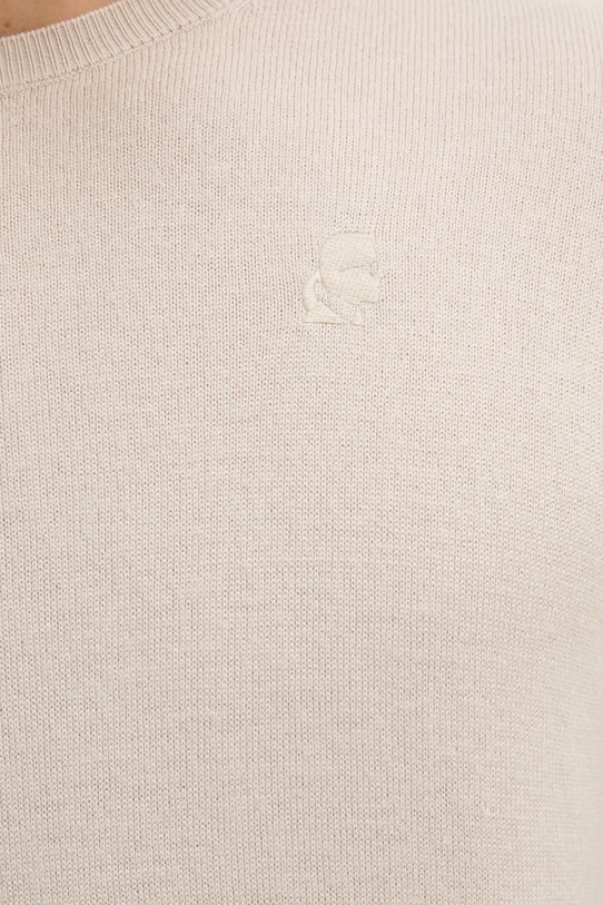Karl Lagerfeld sweter wełniany 554399.655000 beżowy