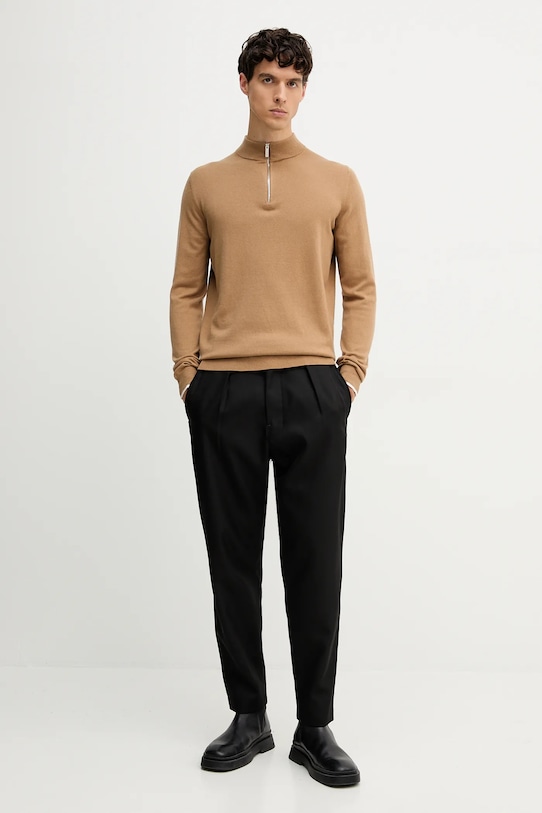 Светр із додаванням вовни Karl Lagerfeld 554305.655021 коричневий AW25