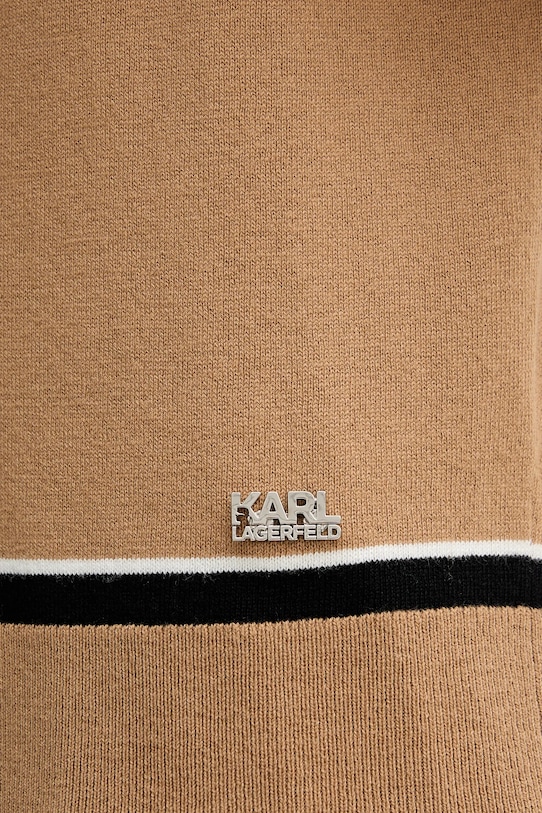 Светр із додаванням вовни Karl Lagerfeld 554305.655021 коричневий