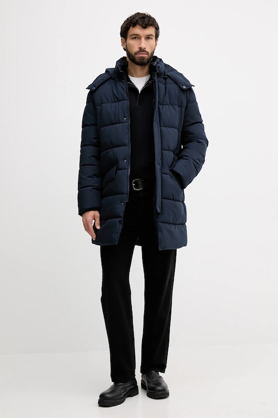 Vlnený sveter Karl Lagerfeld 554399.655005 tmavomodrá NC25