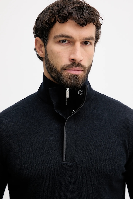 Vlnený sveter Karl Lagerfeld 554399.655005 tmavomodrá