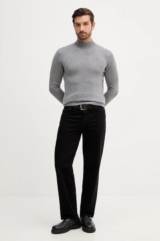 Шерстяной свитер Karl Lagerfeld 554399.655002 серый NC25