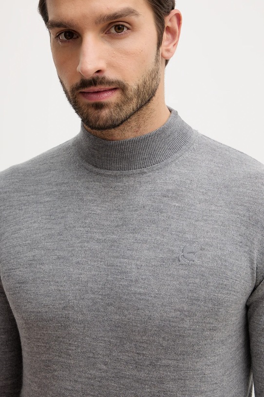 Karl Lagerfeld sweter wełniany szary 554399.655002