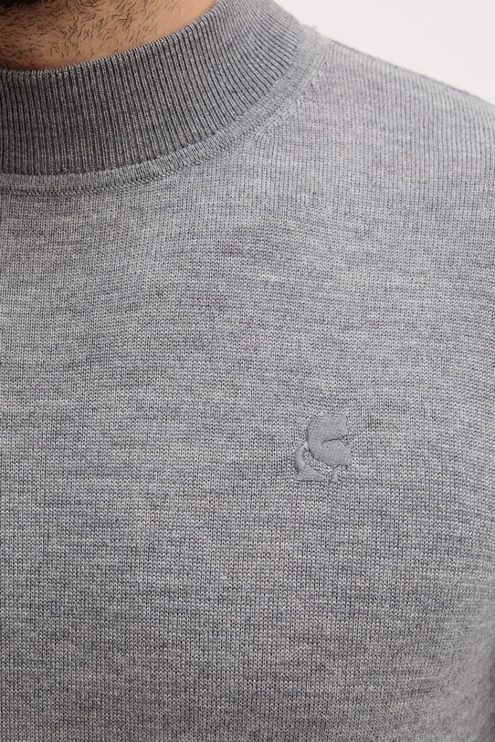 Karl Lagerfeld sweter wełniany 554399.655002 szary
