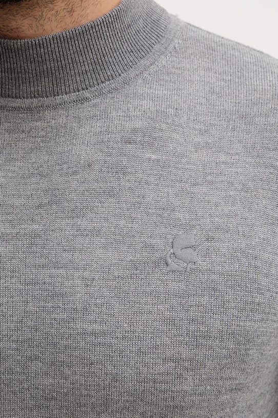 Шерстяной свитер Karl Lagerfeld 554399.655002 серый