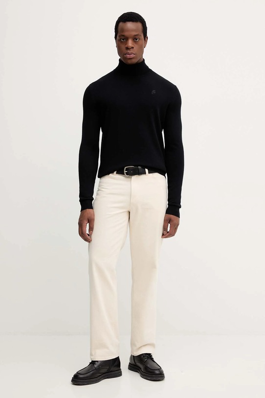 Vlněný svetr Karl Lagerfeld 554399.655058 černá AW25