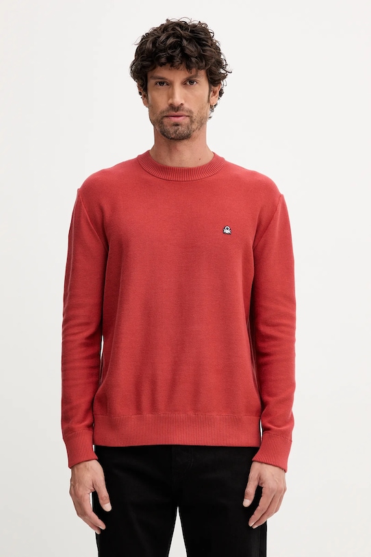 United Colors of Benetton sweter pozostałe czerwony 1V4KU10AF
